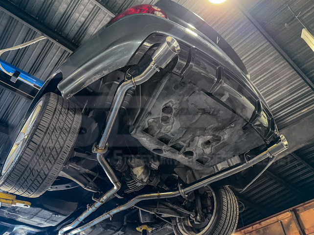 2005-2006 PONTIAC GTO | T-304 STRAIGHT-THROUGH CAT-BACK EXHAUST W/ 4" TIPS