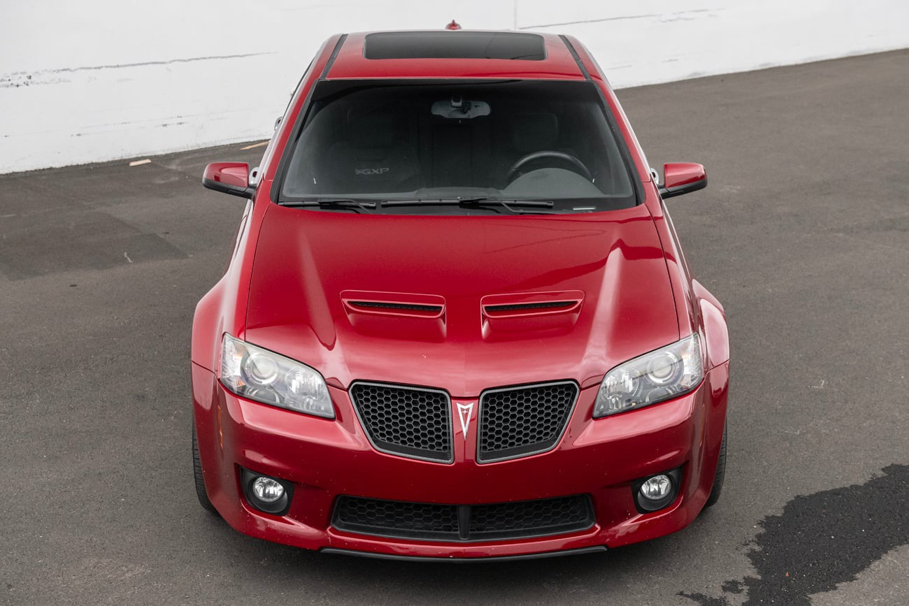 2008-09 PONTIAC G8 CARBON FIBER FRONT GRILLE TRIM SURROUNDING INSERT