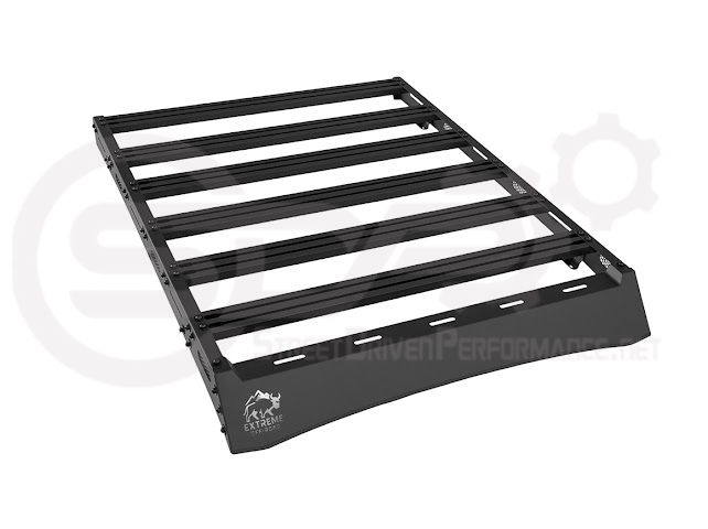 2016-2023 Toyota Tacoma | Extreme Off-Road Version 2 Carbon Steel Black Top Roof Rack Cargo Luggage Carrier