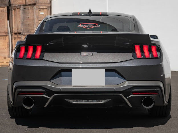 2024-UP FORD MUSTANG S650 | SMOKE TINTED REAR TAIL LIGHT TRIM BEZEL COVER