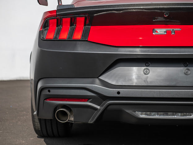 2024-Up Ford Mustang S650 | Factory Style PRIMED BLACK Rear Bumper Cover Replacement