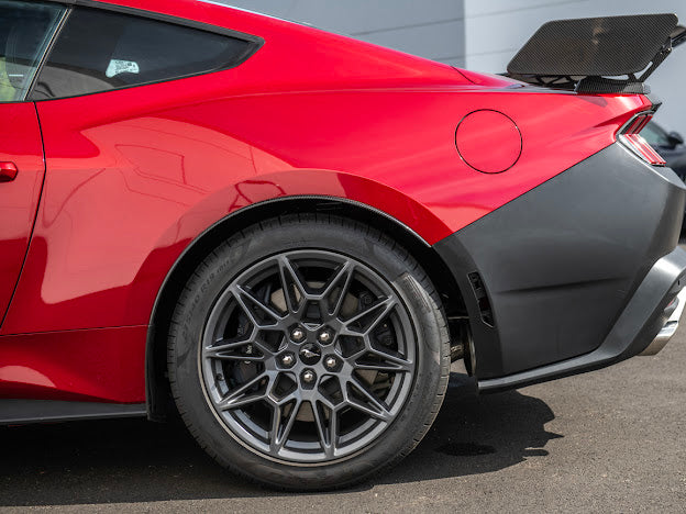 2024-Up Ford Mustang S650 | Factory Style PRIMED BLACK Rear Bumper Cover Replacement