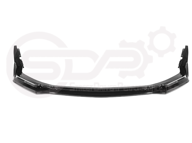 2024-Up Ford Mustang S650 | GTV Style GLOSSY BLACK Add-On Front Lip Splitter Ground Effects