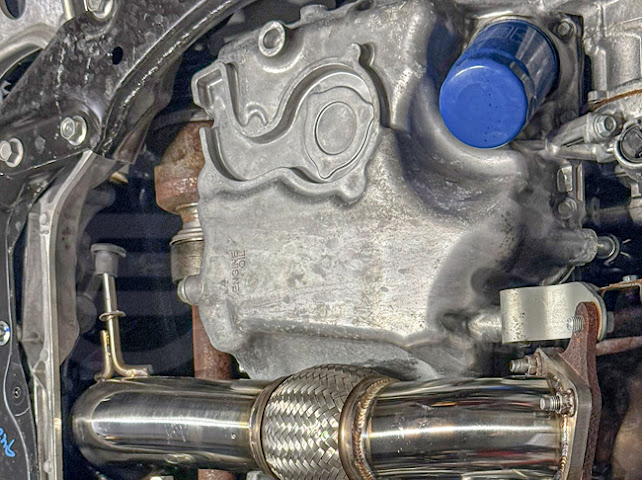 2023+ HONDA CIVIC FL5 TYPE R 2.0T & 2022+ ACURA INTEGRA TYPE S 2.0T EXHAUST FRONT PIPE