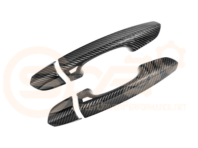 2015-2023 FORD MUSTANG S550 | CARBON FIBER OUTER DOOR HANDLE COVER SET PAIR