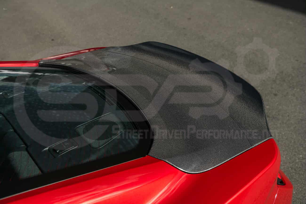2024-UP FORD MUSTANG S650 | CARBON FIBER REAR TRUNK DECKLID WITH INTEGRATED SPOILER WING