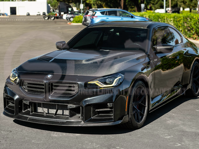 2021-UP BMW G87 M2 G80 M3 G82 M4 | FACTORY STYLE DRY CARBON FIBER MIRROR CAP REPLACEMENT PAIR