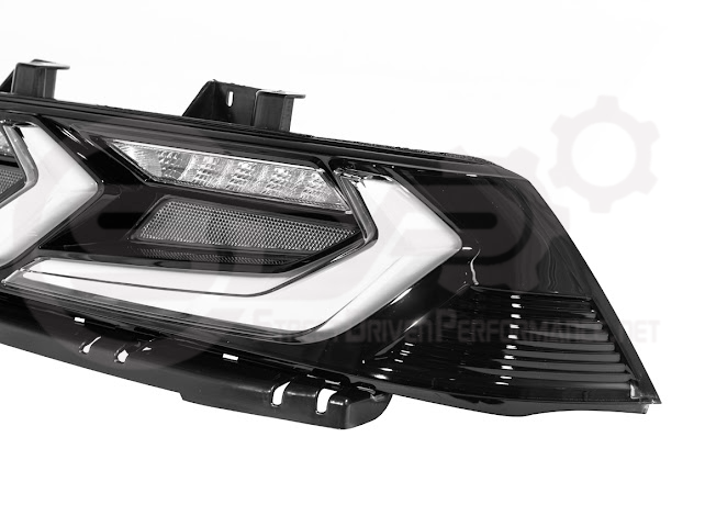 2014-2015 CHEVROLET CAMARO | GM C8 CORVETTE STYLE SEQUENTIAL SIGNAL LED REAR TAILLIGHT PAIR (CLEAR OR SMOKE TINTED LENSES)