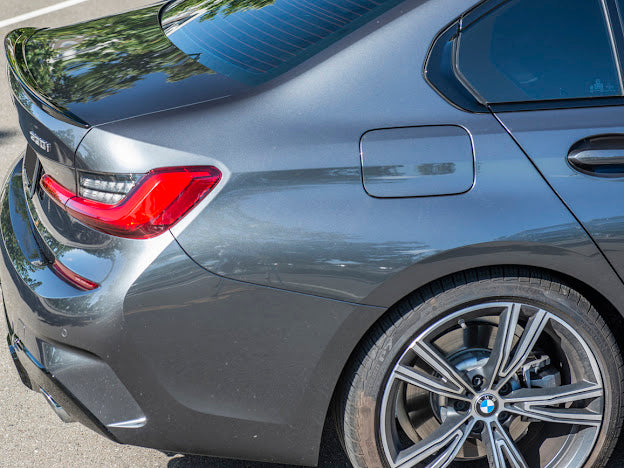 2019-Up BMW 3-Series & 2021+ G80 M3 | M-Sport Style GLOSSY BLACK Rear Trunk Spoiler Wing