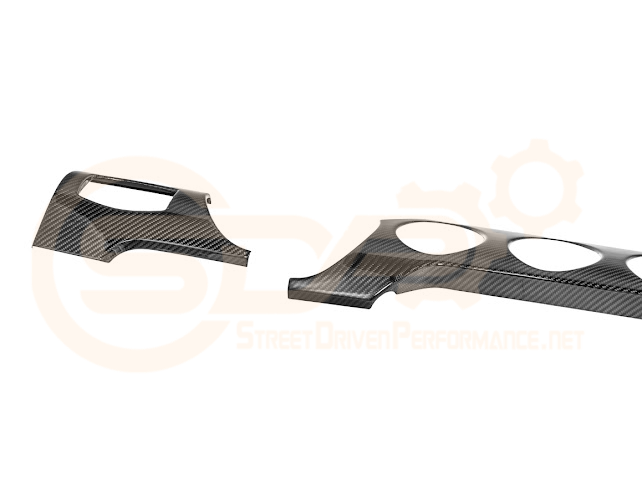 2015-2023 FORD MUSTANG S550 | CARBON FIBER DASHBOARD PANEL TRIM COVER