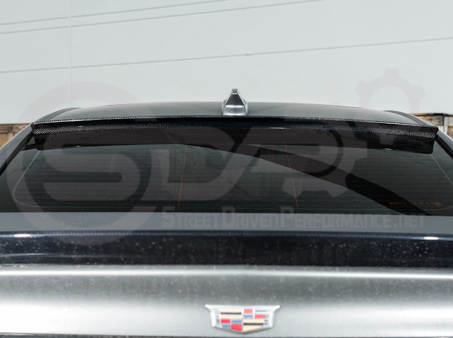 2020-Present Cadillac CT5 / CT5-V / CT5-V Blackwing | SDP Performance Style CARBON FIBER Rear Window Top Roof Spoiler Wing