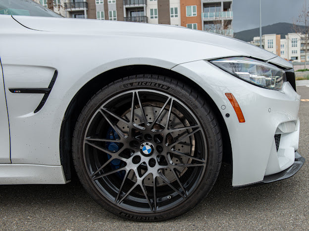2015-2020 BMW F80 M3 & F82 / F83 M4 | Club Sport Style CARBON FIBER Front Lower Lip Splitter Ground Effects