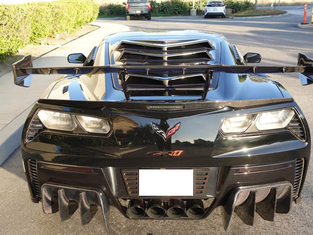*BLEMISHED-DISCOUNTED* 2019 CHEVROLET CORVETTE C7 ZR1 CARBON FIBER REAR LID BASE SPOILER / WING