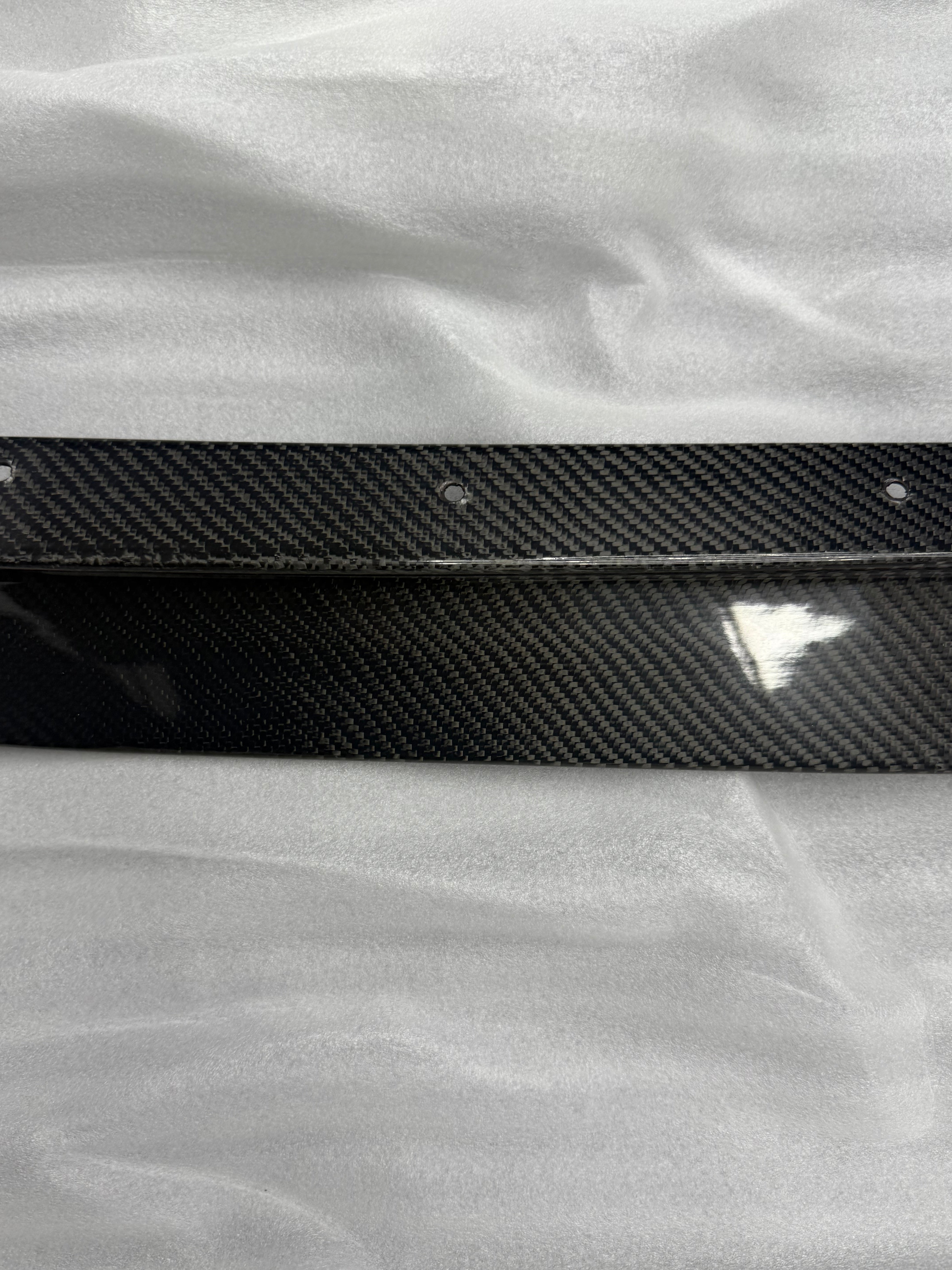 *BLEMISHED- DISCOUNTED* 2020+ C8 Corvette Stingray & Z51 |"5VM Style" 2-Piece CARBON FIBER Splitter / Lip Ground Effects