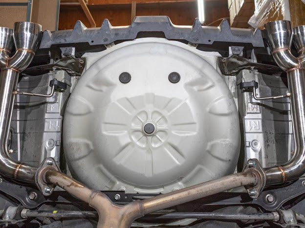 2015-2021 SUBARU WRX STI | MUFFLER DELETE QUAD TIPS CAT-BACK EXHAUST WITH CHROME TIPS