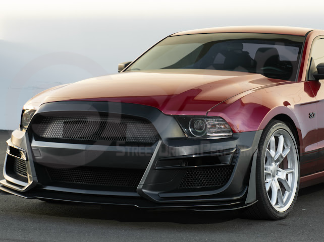 2010-2014 FORD MUSTANG | S550 GT500 STYLE FRONT BUMPER REPLACEMENT