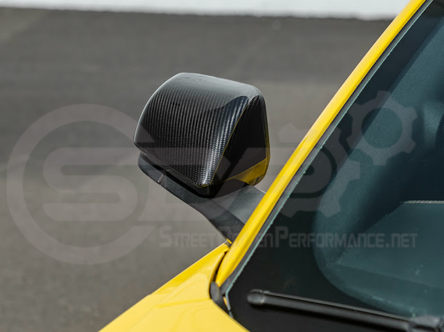 2015-2023 FORD MUSTANG W/ SIGNAL LIGHT | CARBON FIBER SIDE MIRROR CAP COVER PAIR