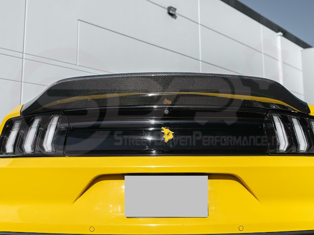 2015-2023 FORD MUSTANG | SUPER SNAKE STYLE REPLACEMENT REAR TRUNK LID WITH INTEGRATED SPOILER