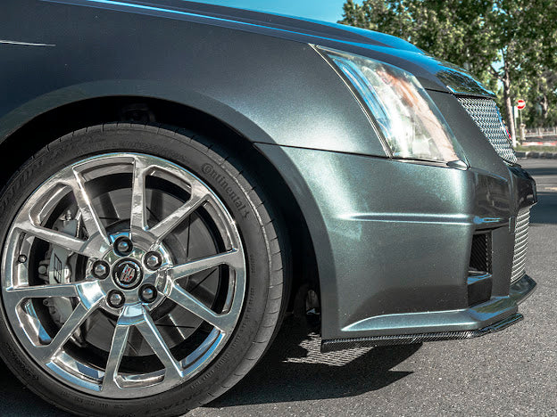 2009-15 CADILLAC CTS-V V2 |FACTORY STYLE FRONT LIP SPLITTER GROUND EFFECTS