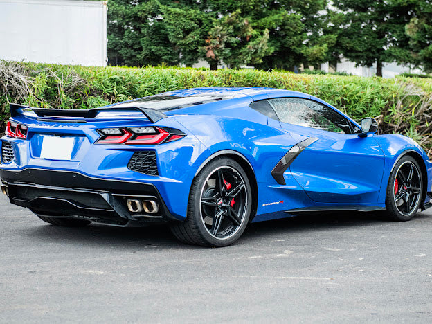 2020+ CHEVROLET CORVETTE C8 | SDP PERFORMANCE PACKAGE HYDRO DIPPED CARBON FIBER SIDE WHEEL FENDER PAIR