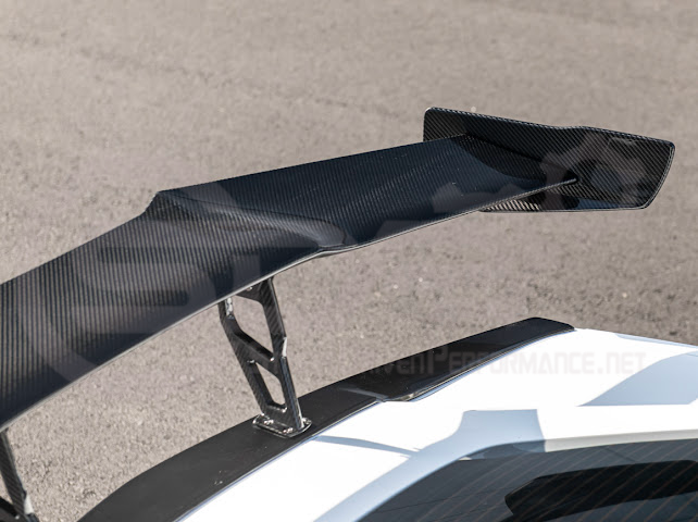 2014-2019 CHEVROLET CORVETTE C7 | ZR1 ZTK CONVERSION PACKAGE REAR SPOILER HIGH WING WITH WING RISER