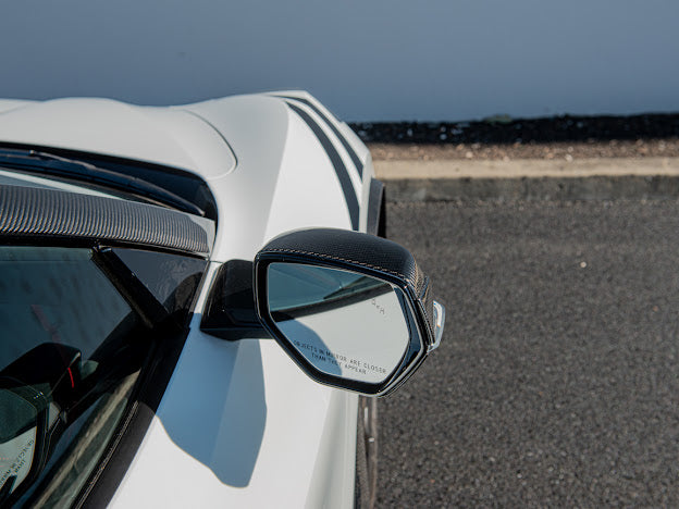 2020+ CORVETTE C8 | CARBON FIBER LOWER MIRROR COVERS