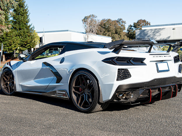 2020+ CHEVROLET CORVETTE C8 DARK TINTED REAR LIGHT COVER