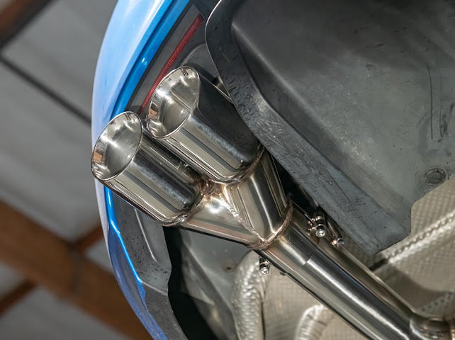 2008-2009 Pontiac G8 | T-304 Steel Muffler Delete Axle Back 3" Quad Tips Exhaust