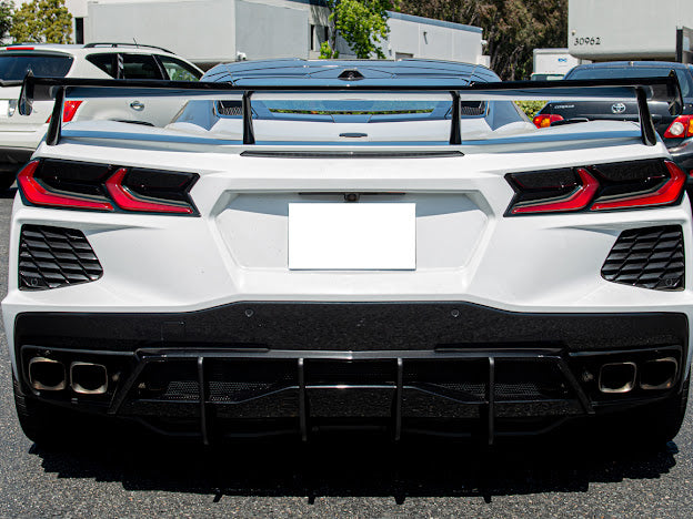 2020+ CORVETTE C8 Z51 REAR LOWER DIFFUSER FINS *ADD-ON*