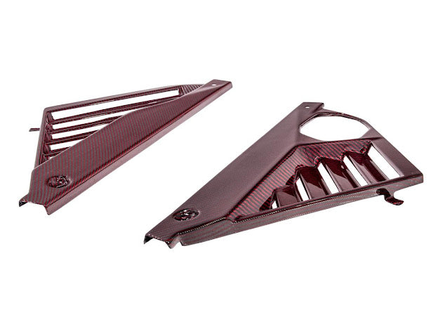 2023-Up Corvette C8 Z06 Coupe | RED CARBON FIBER Engine & Bay Panel Cover