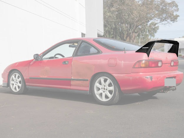 1994-2001 Acura Integra DC2 MUGEN Style Rear Lid Wing Spoiler with Emblem (Pair)