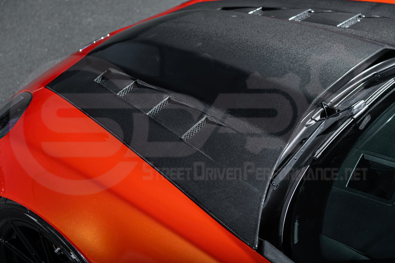2005-2013 CHEVROLET CORVETTE C6 | SDP PERFORMANCE STYLE CARBON FIBER VENTED COWL HOOD