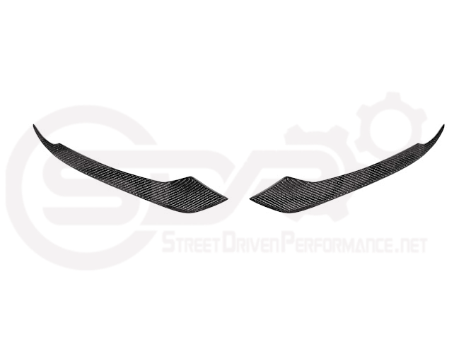 2015-17 FORD MUSTANG | FRONT BUMPER FOG LIGHT EYEBROW TRIM PAIR