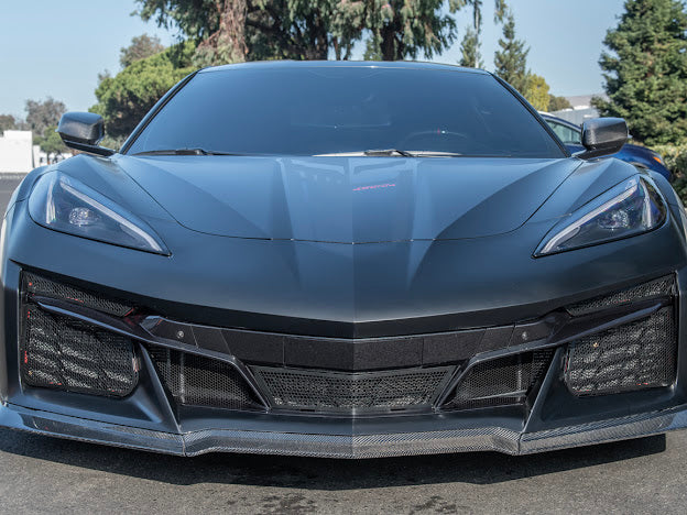2020+ CHEVROLET CORVETTE C8 Z06 | FRONT RADIATOR MESH GRILLE INSERT GUARD SET