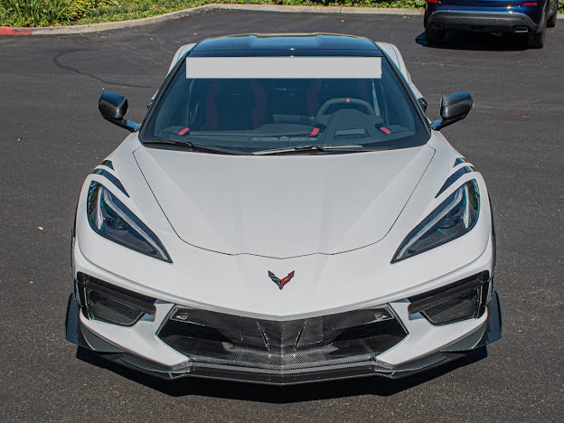 2020+ CORVETTE C8 STINGRAY & Z51 | Z06 Z07 PERFORMANCE FRONT LIP SPLITTER & CANARDS GROUND EFFECTS