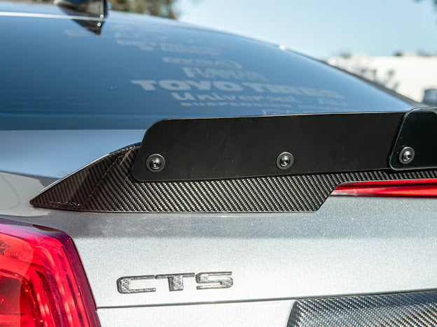 2016-2019 CADILLAC CTS-V V3  | SDP CARBON FIBER REAR TRUNK WING WICKERBILL SPOILER