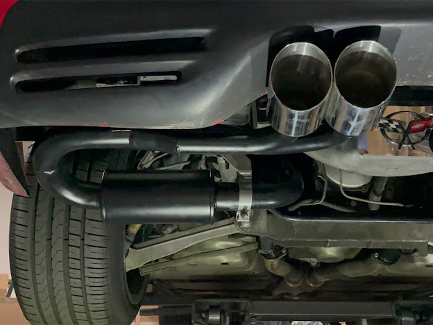 1997-2004 CORVETTE C5 MUFFLER AXLE BACK QUAD TIPS EXHAUST