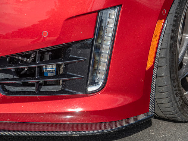 2016-2019 CTS-V3  | FRONT LIP SPLITTER GROUND EFFECTS AND WHEEL ARCHES - CARBON FIBER