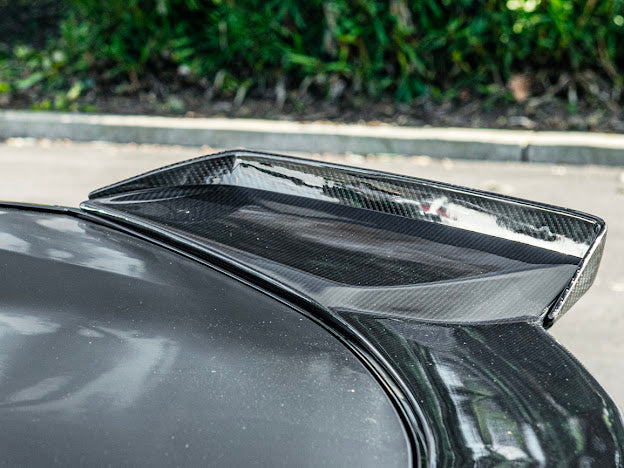 2023-Up CORVETTE C8 Z06 / E-RAY | CARBON FIBER REAR SPOILER WICKER BILL EXTENSION
