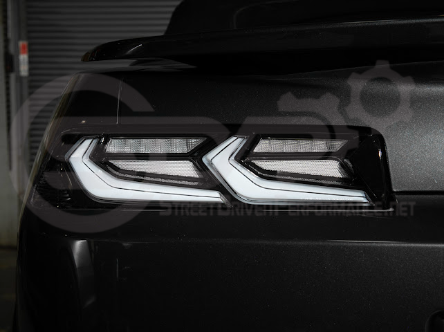 2014-2015 CHEVROLET CAMARO | GM C8 CORVETTE STYLE SEQUENTIAL SIGNAL LED REAR TAILLIGHT PAIR (CLEAR OR SMOKE TINTED LENSES)
