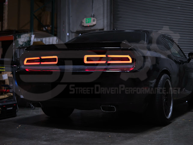 2008-2014 Dodge Challenger | Facelift Sequential Signal LED Smoke Rear Taillights Pair