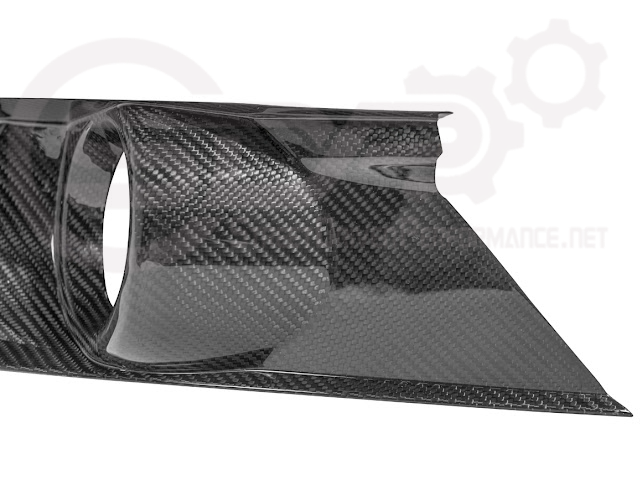 2015-2023 FORD MUSTANG S550 | CARBON FIBER FRONT BUMPER FOG LIGHT BEZEL COVER PAIR