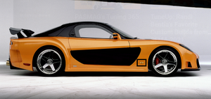 唐三彩 Jada 1995 Toyota Supra Orange W/Lights & Brian Figure Fast