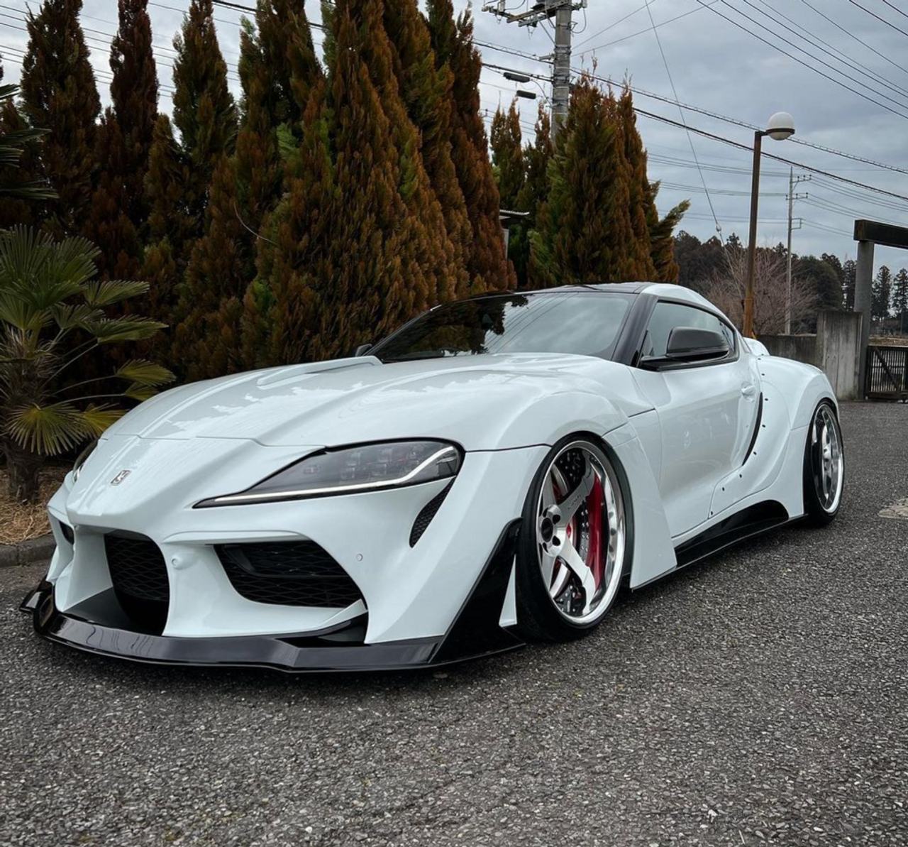 VeilSide ANDREW RACING FORGED Evolution V SUPRA A90 FORTUNE VFS90R 20" Wheels BLACK POLISH -  Wheels & Tires 4 Pieces Set