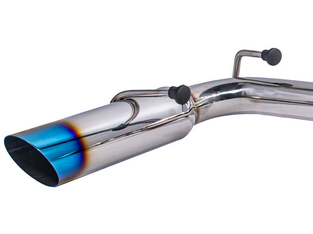 2022-PRESENT TOYOTA GR86 & SUBARU BRZ | MUFFLER DELETE BURNT TIP AXLE BACK EXHAUST (CHROME OR BURNT BLUE TIPS)