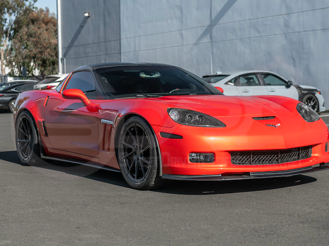 2005-2013 CHEVROLET CORVETTE C6 | FACTORY OEM STYLE CARBON FIBER  HEADLIGHTS HOUSING REPLACEMENT