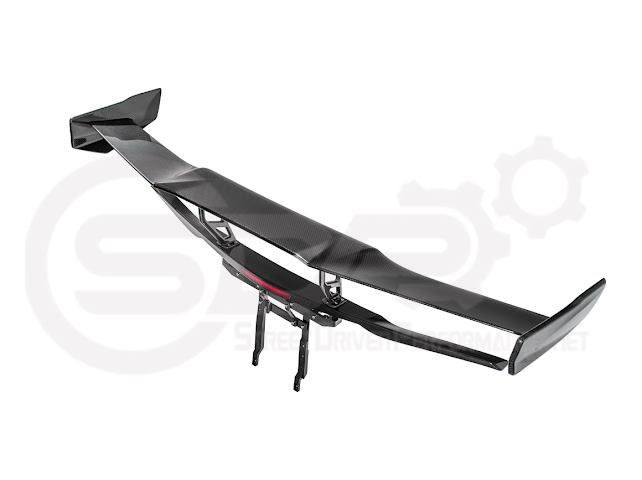 2014-2019 CHEVROLET CORVETTE C7  | EXTENDED REAR HIGH SPOILER WITH WING RISER