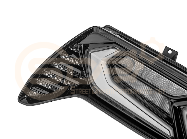 2014-2019 CORVETTE C7 SMOKE / CLEAR LENS REAR TAILLIGHT
