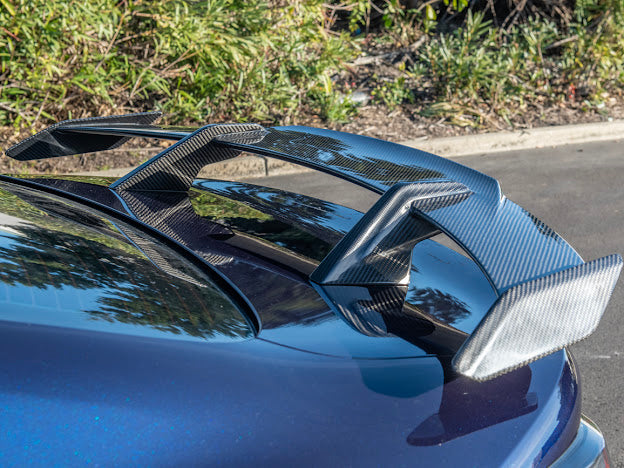 2021-UP BMW G82 / G83 M4 | HIGH KICK GT PACKAGE CARBON FIBER HIGH KICK REAR TRUNK SPOILER WING