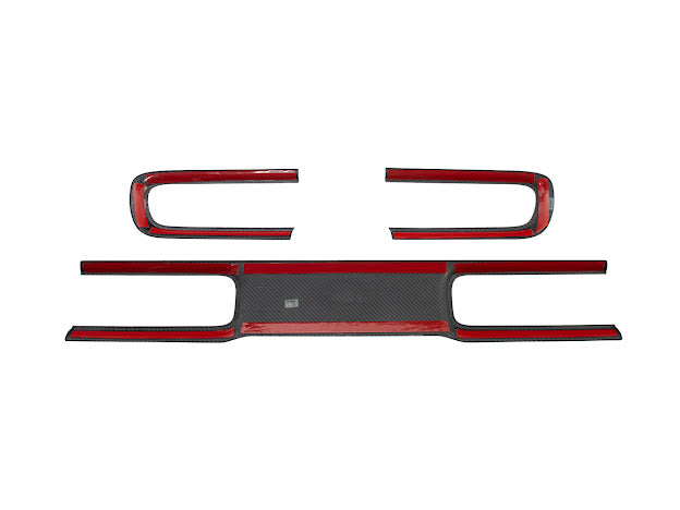 2015-2023 DODGE CHALLENGER | FACTORY STYLE CARBON FIBER REAR TAILLIGHT BAZEL COVER